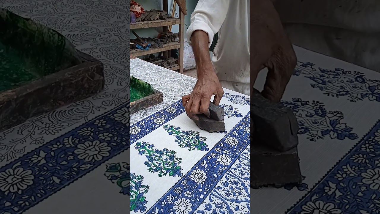 Block Printing on fabric | Easy DIY Block Printing: Wooden Blocks