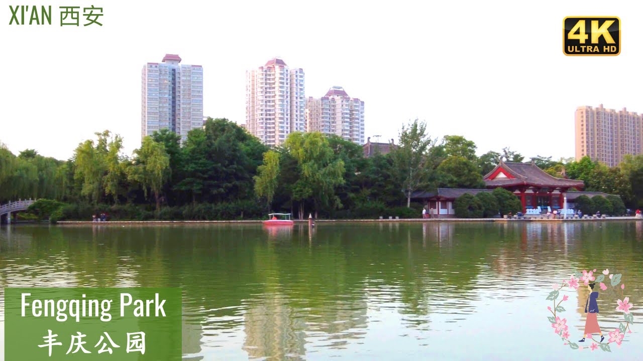 Immersive street-level walking tour through Xian Lianhu, China, showcasing authentic urban landscapes, local architecture, and the vibrant atmosphere of the city's neighborhoods