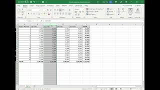 How to swap two columns in Excel