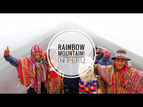 RAINBOW MOUNTAIN in PERU!!! Almost 5,000 masl!