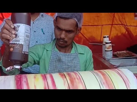 ऐसे icecream बनते कभी नही देखा होगा | Most Amazing Fruit Roller Coaster icecream