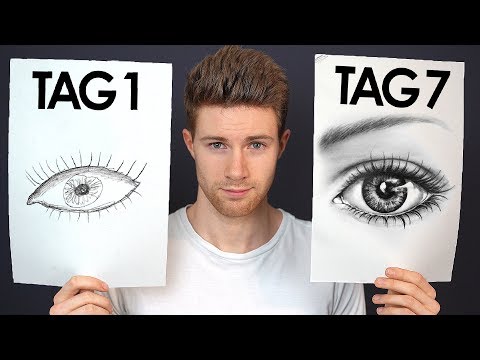 Zeichnen lernen in 1 Woche Trick | Selbstexperiment
