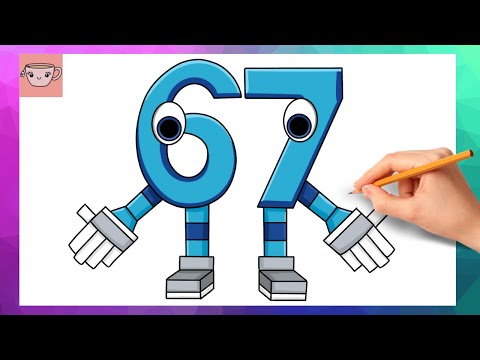 How To Draw 67 | Steal A Brainrot |  Drawing Tutorial