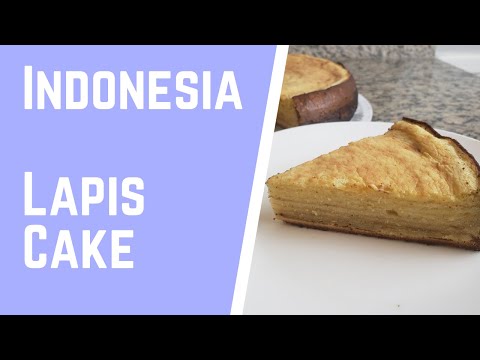 How to make Indonesia Lapis cake (spice layer cake)
