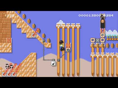 Automatic Desert by ShadowMask - Super Mario Maker 2 - No Commentary 1bv