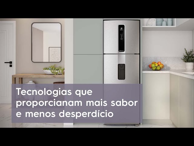Geladeira Electrolux Frost Free Duplex Inox 390L IF43S 127V