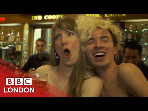 Naked pint: London's nude pub  - BBC London