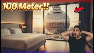 EINE NACHT im 100-Meter Zimmer Berlins (Alexanderplatz Mitte) #hotel #berlin
