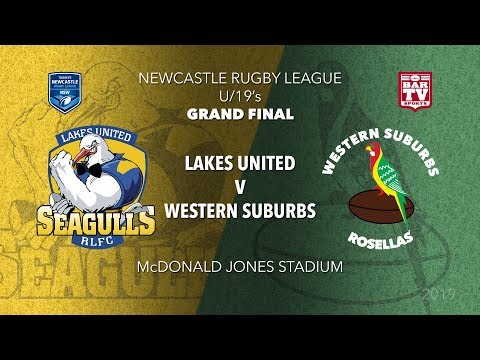 2019 Newcastle RL Under 19's Grand Final - Lakes United v Western Suburbs Rosellas