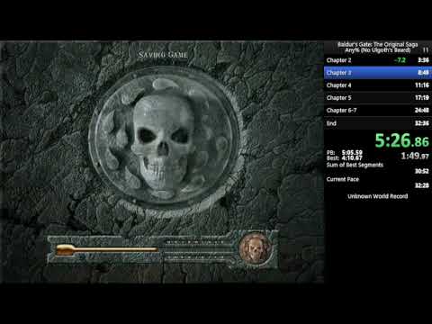 Baldur's Gate Original Version No Ulgoth's Beard Speedrun and Glitchless Routing