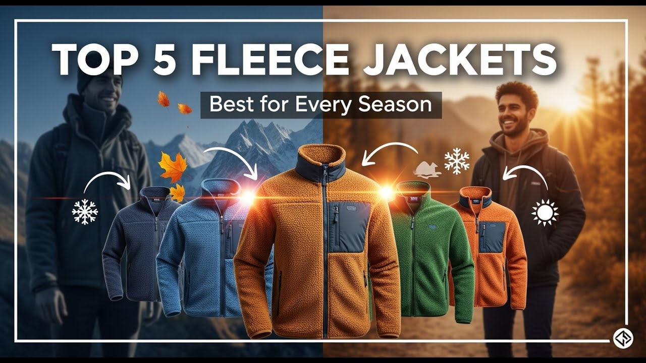 TOP 5 Best Fleece Jackets For Men 2026