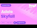 Adele - Skyfall (Karaoke Piano)