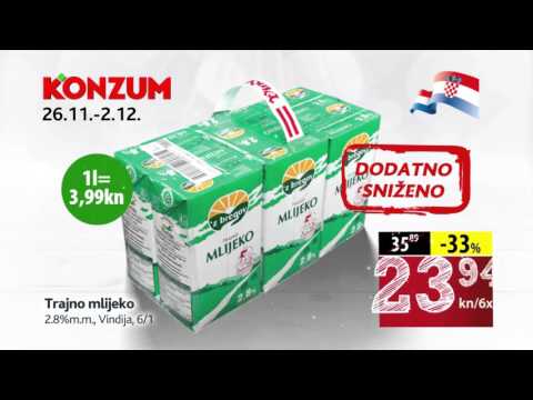 Konzum - Akcija katalog 26.11. - 2.12.2015.