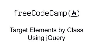 Target Elements by Class Using jQuery - jQuery - Free Code Camp