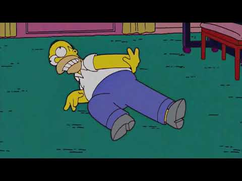 Homer Swallows a Chicken Bone