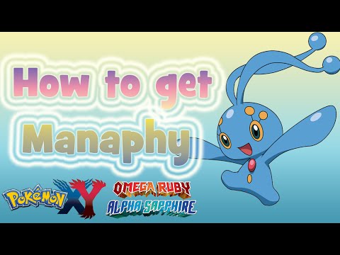 How to get the Mythical Pokemon Manaphy!