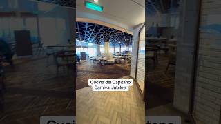 Cucina Del Capitano aboard the Carnival Jubilee for lunch today! #cruise #foodie #italian #carnival