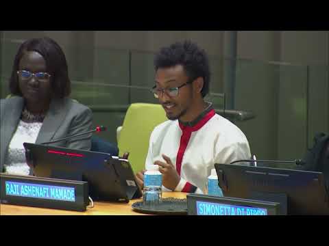 ICTP bei den UN, NY: Raji Ashenafi Mamade, Doktorand, Massachusetts Institute of Technology (MIT)