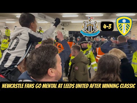 Newcastle 4-3 Leeds vlog - CARNAGE AFTER HARVEY BARNES SCORED 102TH MINUTE WINNER 