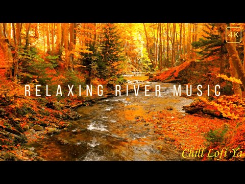 Relaxing Autumn River Sound - Peaceful Highland River - 8 Hours Duration - HD 1080p - Nature Video