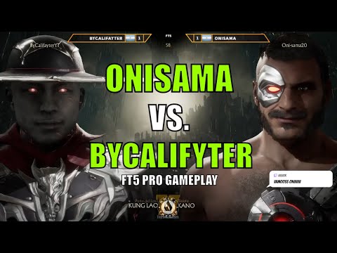 KUNG LAO VS KANO - ONISAMA VS BYKALIFIGHTER FT5 - 【Mortal Kombat 11 Aftermath】
