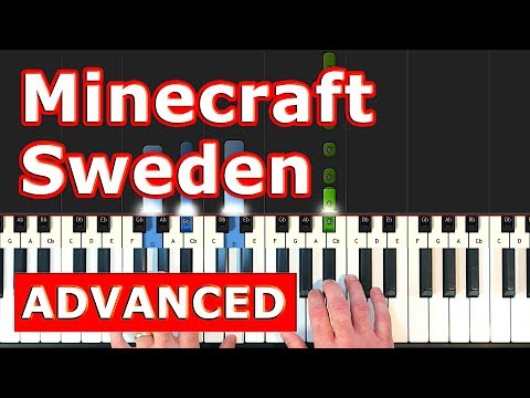 Piano Tutorial Easy - Minecraft - Sweden - Piano Tutorial - Sheet Music