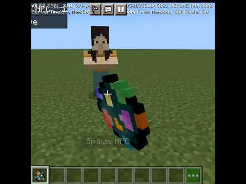 How to get Hidden Spawn Eggs with 1 command - Minecraft PE/BE 1.19 || #shorts