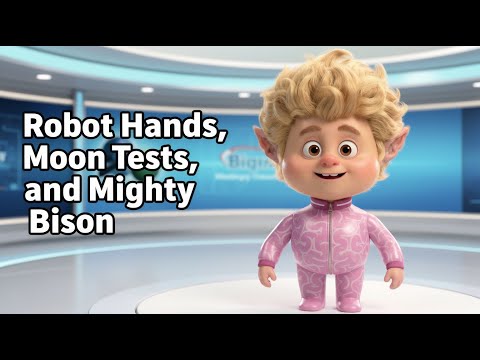Robot Hands, Moon Tests, and Mighty Bison