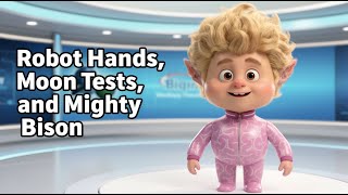 Robot Hands, Moon Tests, and Mighty Bison