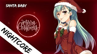 Nightcore -  Santa Baby [Lyrics]