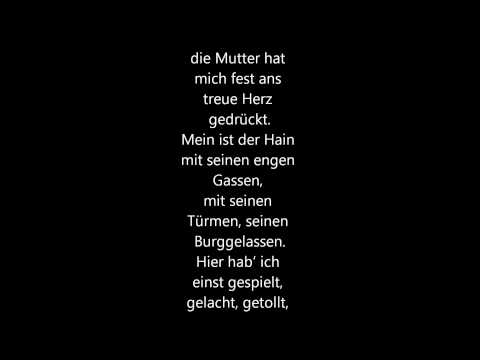 Haaner Kerb-Lieder - Mein ist der Hain