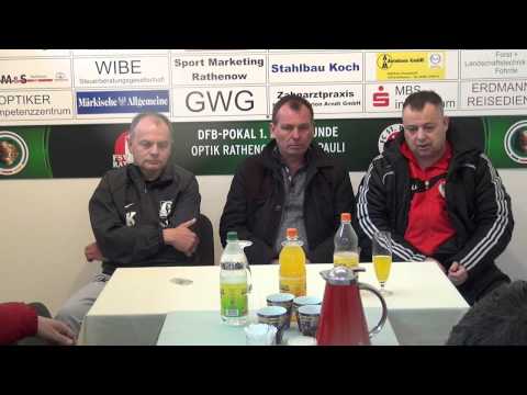 Pressekonferenz FSV Optik Rathenow - Brandenburger SC Süd 05 21.03.2015