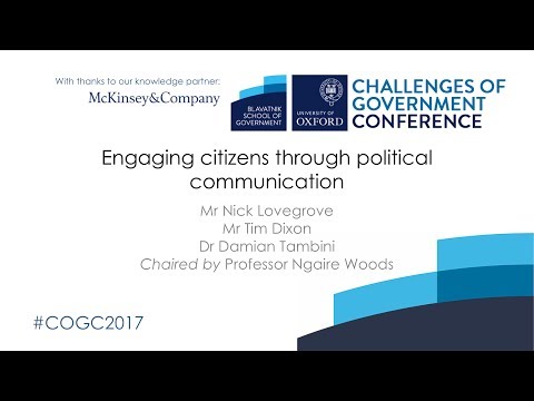 Politics deep dive: Engaging citizens through political communication | Blavatnik School of Government