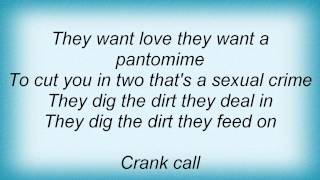 Billy Idol - Crank Call Lyrics