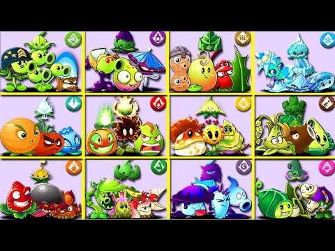 PVZ 2 - Random 12 Team 3 Plants & Mint Battlez - Which Team Plant Will Win?