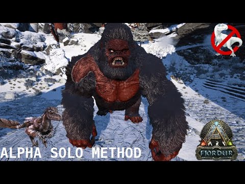 ARK: Fjordur (Official PVE) (SOLO) Alpha Megapithecus