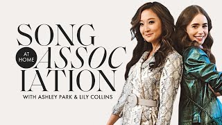 Lily Collins and Ashley Park Sing Taylor Swift, Cher, &amp; More in a Game of Song Association | ELLE