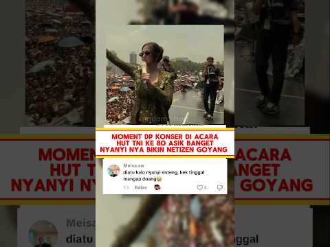 moment dewi persik konser di acara hut tni yang ke 80 pecah banget 🙀#dewipersik #konser #viral