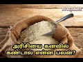 அரிசியை கனவில் கண்டால் என்ன பலன் Ariciyai Ka