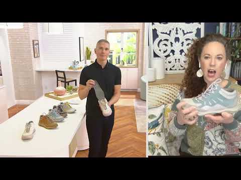 Earth Origins Suede & Mesh Hiking Shoes - Tristan on QVC