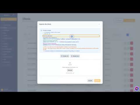 Tutoriel vidéo : Importer des clients — Formation FacturesPro