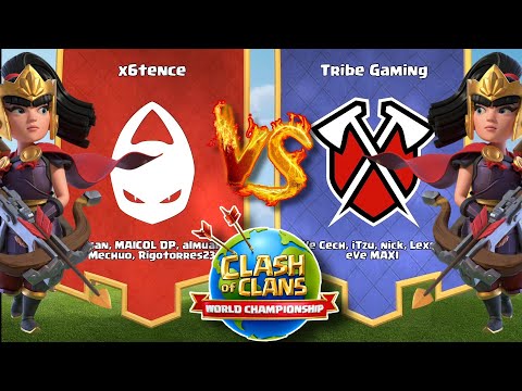 Tribe Gaming Vs X6tence | coc Tournament 2020 | coc World championship