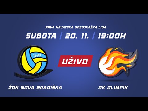ŽOK NOVA GRADIŠKA vs. OK OLIMPIK Prva hrvatska odbojkaška liga