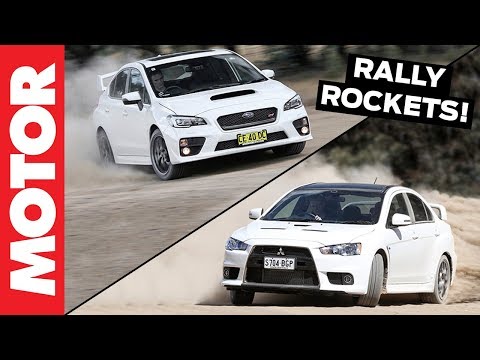 Subaru WRX STI vs Mitsubishi Lancer Evo review | MOTOR