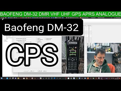BAOFENG DM-32 CPS Codeplug Software Tutorial & Download