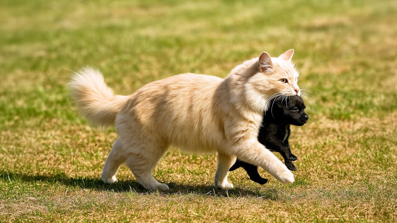 Katze Entführt Welpen des Nachbarn! Der Schockierende Grund Ließ Alle Sprachlos Zurück!