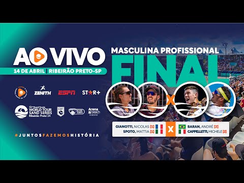 FINAL: NICOLAS GIANOTTI/MATTIA SPOTO X ANDRÉ BARAN/MICHELE CAPPELLETTI -SAND SERIES RIBEIRÃO PRETO