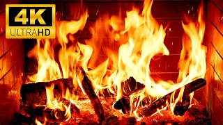 🔥 Fireplace 4K UHD Ambience 🔥12 Hours of Deep Relaxation with Crackling Fire Sounds (No Music)