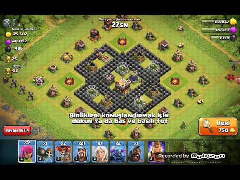 Clah of Clans ta ölü köy saldırısı Mert
