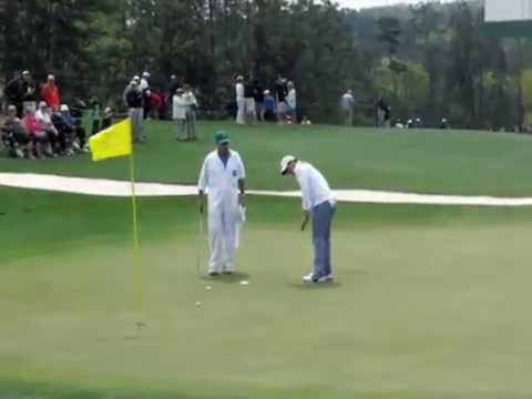Adam Scott, Phil Mickelson, Rory McIlroy & others in Masters Golf 2014 Practice Rounds w slow motion